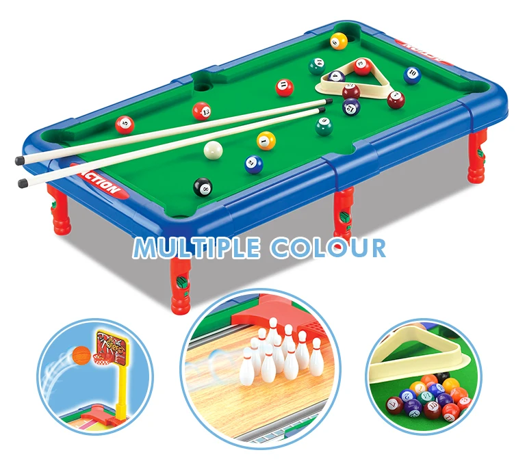 Hot Selling Plastic Educational Mini Pool Table Billiard Finger Indoor
