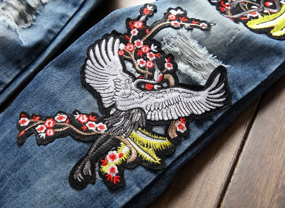 2018 New Fashion Men's Jeans Brand Pants Wholesale Trousers Modern