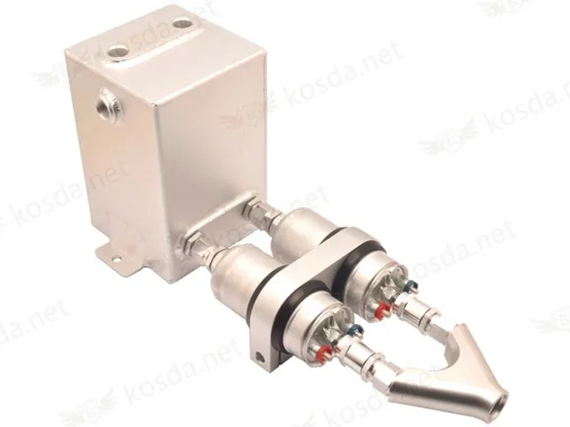 Purchase Dual Double Or Twin Bosch 044 Fuel Pump Mounting Bracket Clamp Cradle In-line In