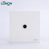 Safe Hotel Home use Electric Power PC Plate 1 Gang Wall TV switch Socket