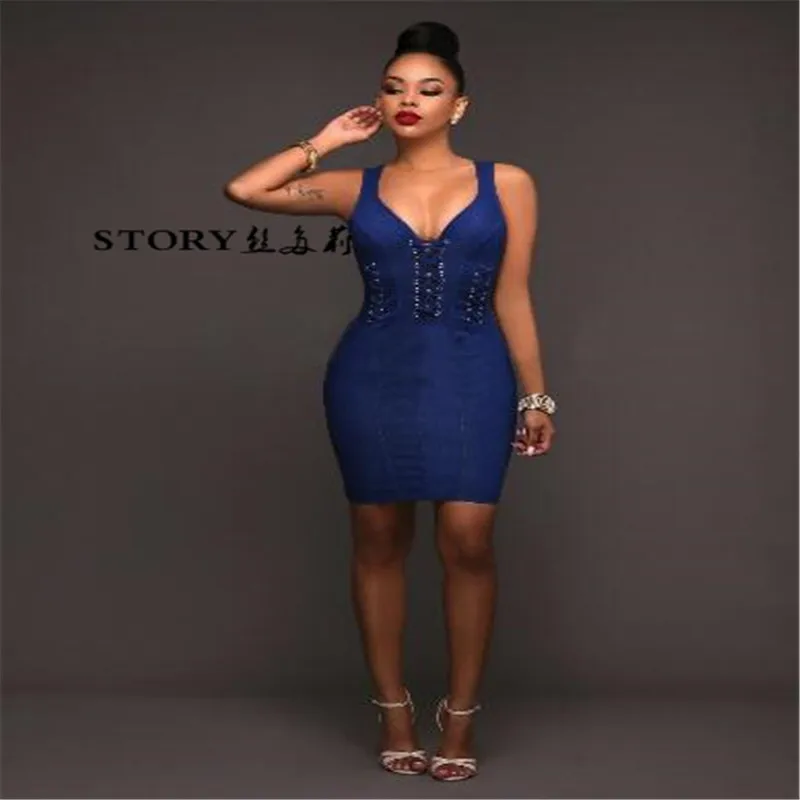 zip front strappy denim dress