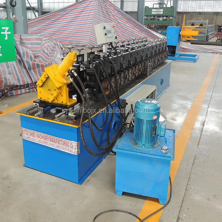 Greenhouse Shed Bar PPGI GI Steel Stud Purlin Rolling Profile Machine.jpg