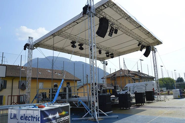 shanghai aluminium 400 x 400 stage truss for outdoor event