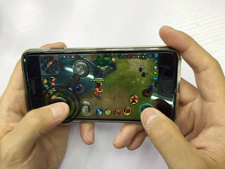 Silicon mini mobile phone fling joystick