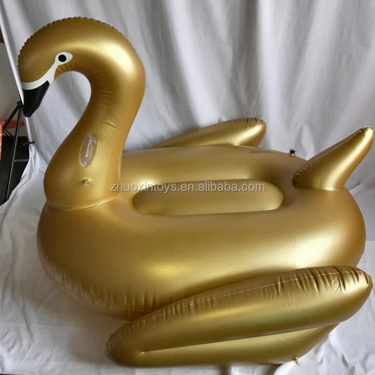 gold swan pool float