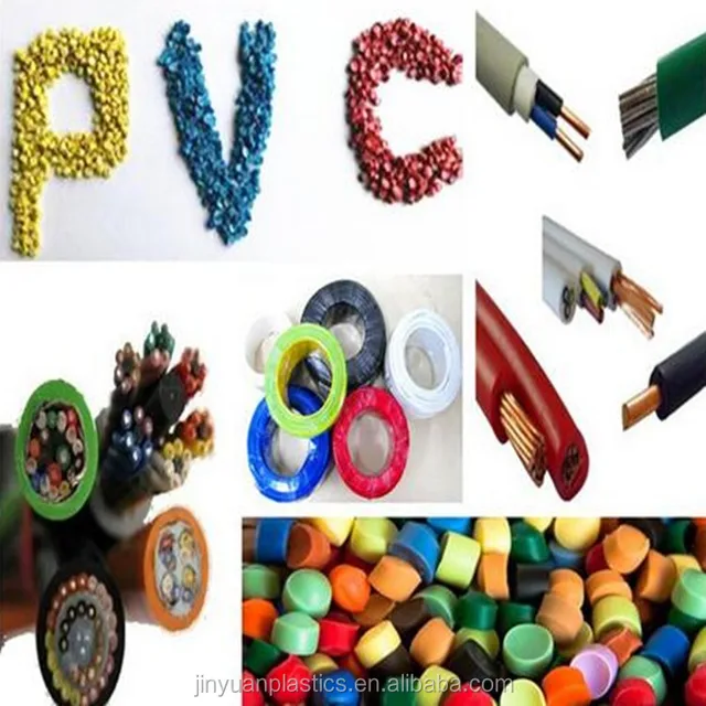 cable jacketing of 70 degree soft yellow pvc granules