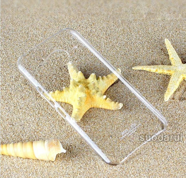 Fashion Crystal Plastic PC Case For HTC One Me Transparent Clear Hard Case Protective Cover