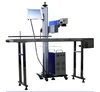 Flying Raycus fiber laser source 20W 30W 50W laser jewelry wire marking machine for ear tags