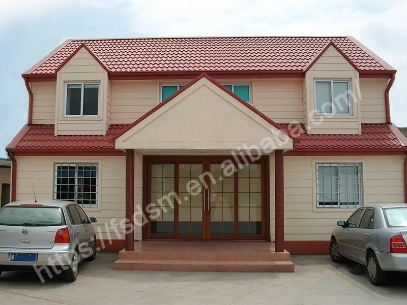 luxury low cost eps sandwich wall panel steel prefab house