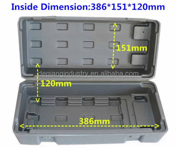 Precision vise box plastic hard tool box for machine tool accessories packing