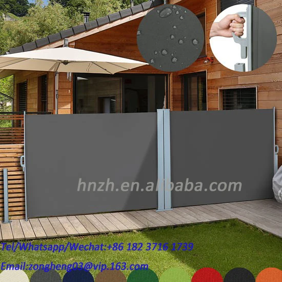 2017 Retractable Side Awning Dark Grey or Beige For Garden