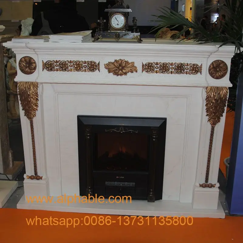 Hand Carved White Marble Victorian Fireplace Mantel Surround Buy