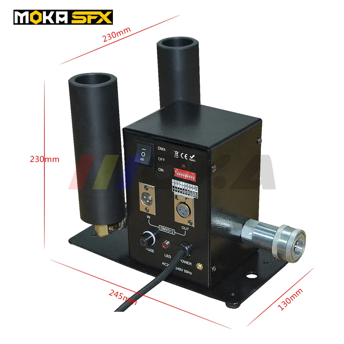 Top Sellers Dual-shot Co2 Jet Dmx Control Co2 Jets Stage Effects Dj ...