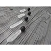 Crystal Column Pendant With Lava Stone Essential Oil Diffuser Choker Necklace for Women