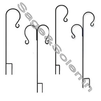 wrought iron garden hooks