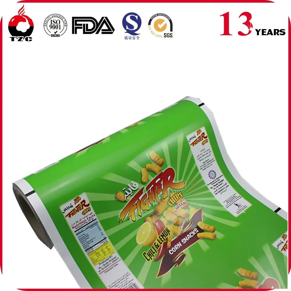 Food Grade Potato Chips Packaging Film In Rolls Buy Food Packaging