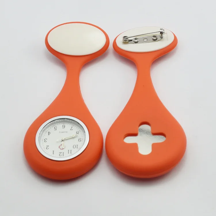 2019 High Quality Silicone Nurse Brooch Watch Tunic Fob Nursing Pendant Pocket Watches