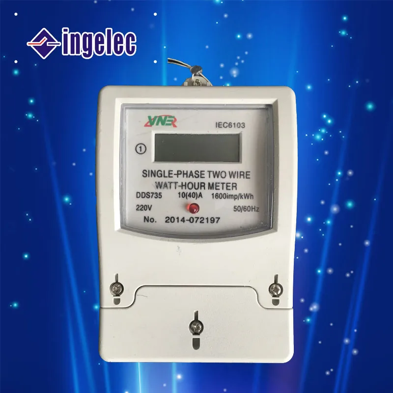 New Design Secure Singlephase Electric Energy Meter,Kwh Meter Prepaid