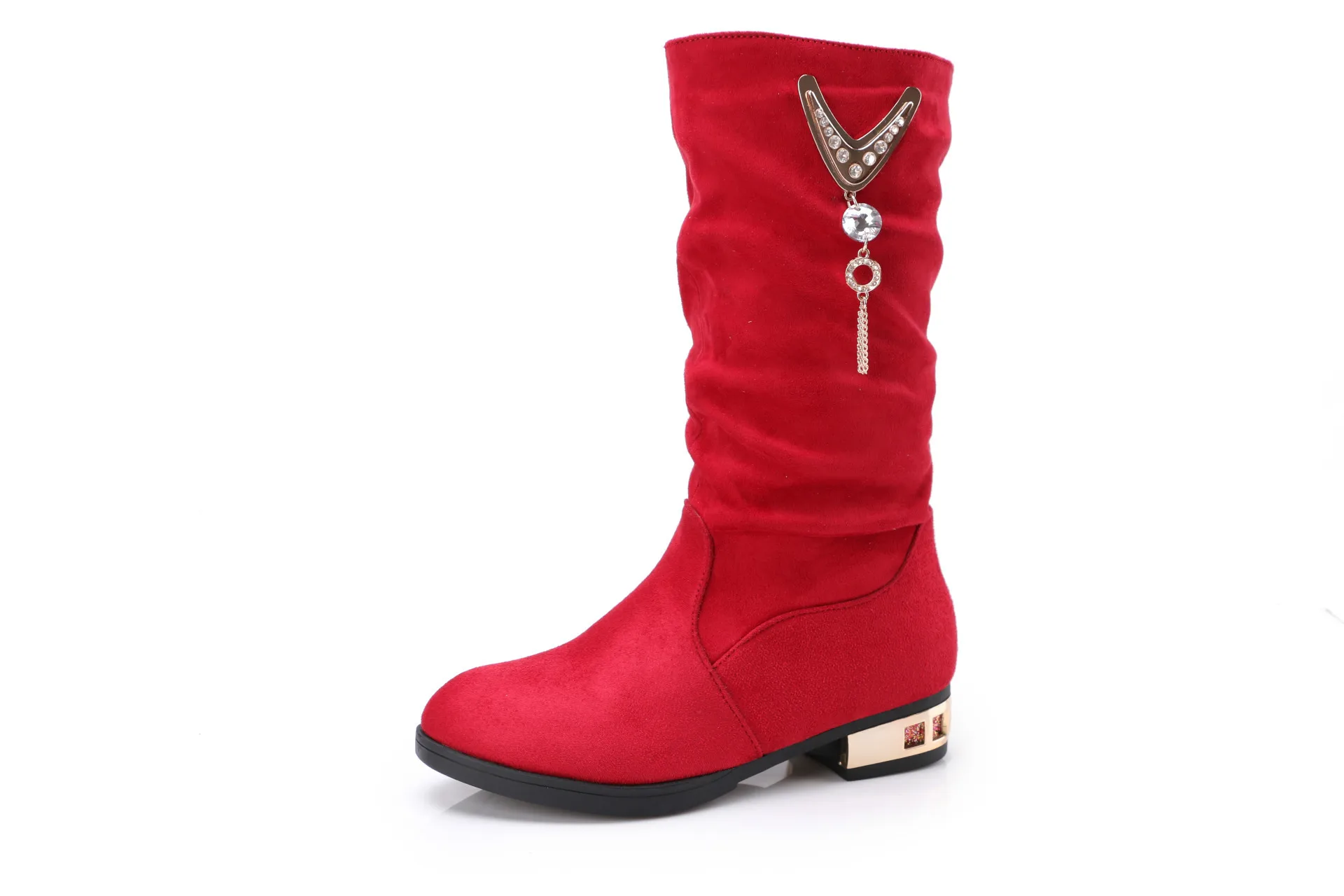 2016 New Children Girls Winter Fashion Boots Shoes Kids