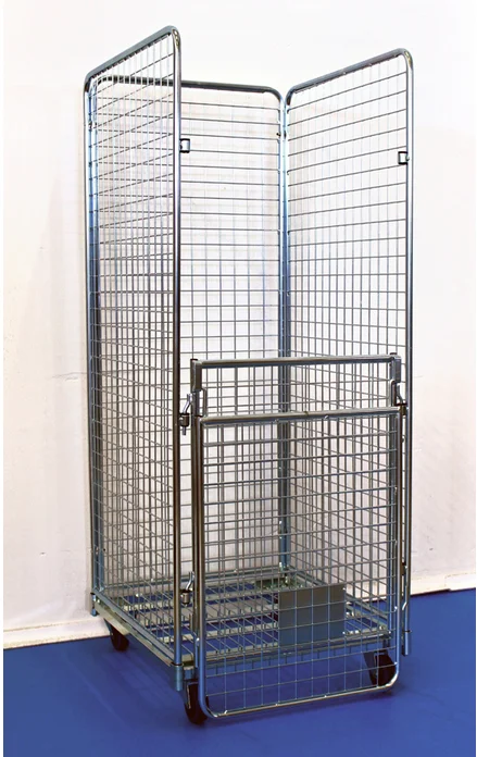 security logistic trolly with galvanized