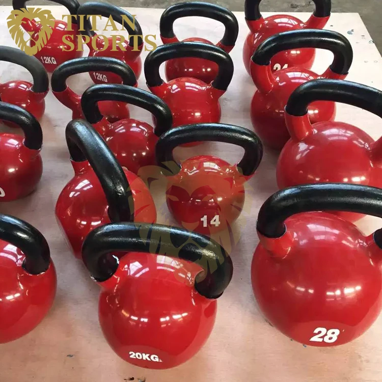 Gym Use Vinyl Dipped Cast Iron Kettlebells