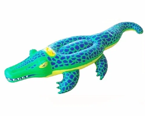 inflatable crocodile pool toy