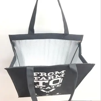 tote cooler bag with zipper