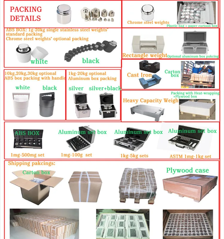 Standard Scale Calibration Weights,F1 F2 M1 Class Test Weights,5kg 10kg
