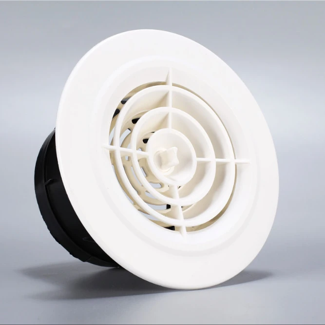 Plastic Air Diffuser Hvac System Swirl Diffuser Adjustable Air Outlet ...