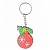 Promotion Gifts Custom Logo 3D Fashion Christmas PVC Metal Key Chain