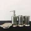 4PCS Stainless Steel Sanitary Set Bathroom Accessories