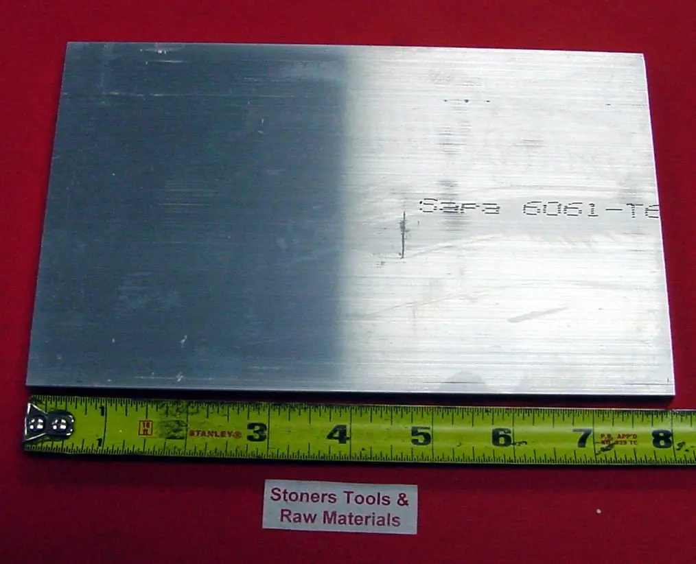 5 Pieces 1/"x 1-1//2/"x 5/" ALUMINUM 6061 FLAT BAR T6511 1.000/" SOLID New Mill Stock