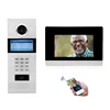 Joytimer new touch screen muliti apartments TCP IP video door phone intercom system with smart phone function and remote unlock