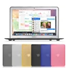 Rubberized plastic ultra slim lightweight cover semi-transparent hard PC shockproof shell case for MacBook 11"-15"