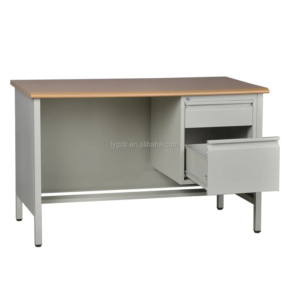 1200 600 750 Mm Height Lockable Table Steel Furniture Desk With