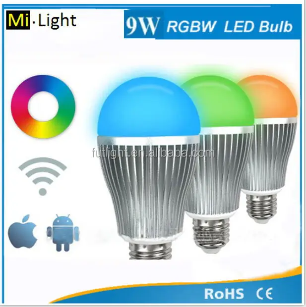 2015 smart led bulb par 20 led flood lamp wireless RGB wifi bulb lights 9W led bulb light colorful