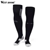 WEST BIKING Adult Soccer Socks Sports Long-barreled Cycling Running Tennis Professional Leg Ankle Support Football Sports Socks