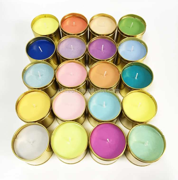 Customize Gold Tin Candle,Scented Travel Tin Can Candle,Scented Candle