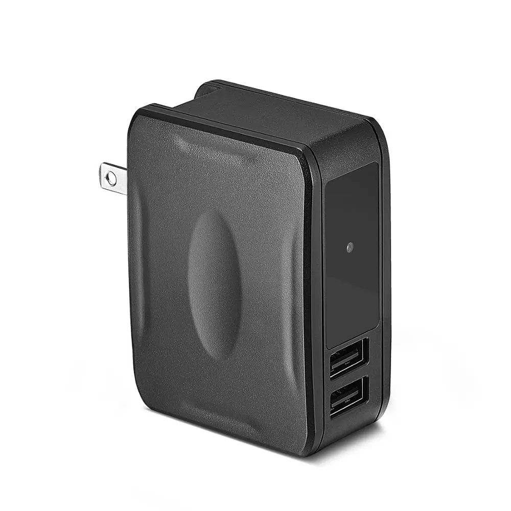 5v/2a Dual Usb Real Smart Wall Charger With Fhd Camera 1080p Spy Wall