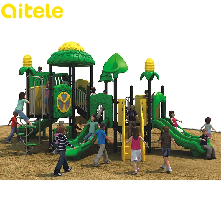 Qitele Children Used Commercial Outdoor Playground Equipment Big Spiral