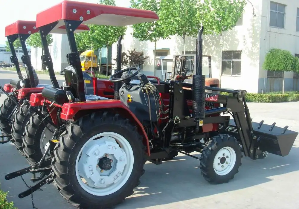 30hp 4wd 拖拉机与装载机