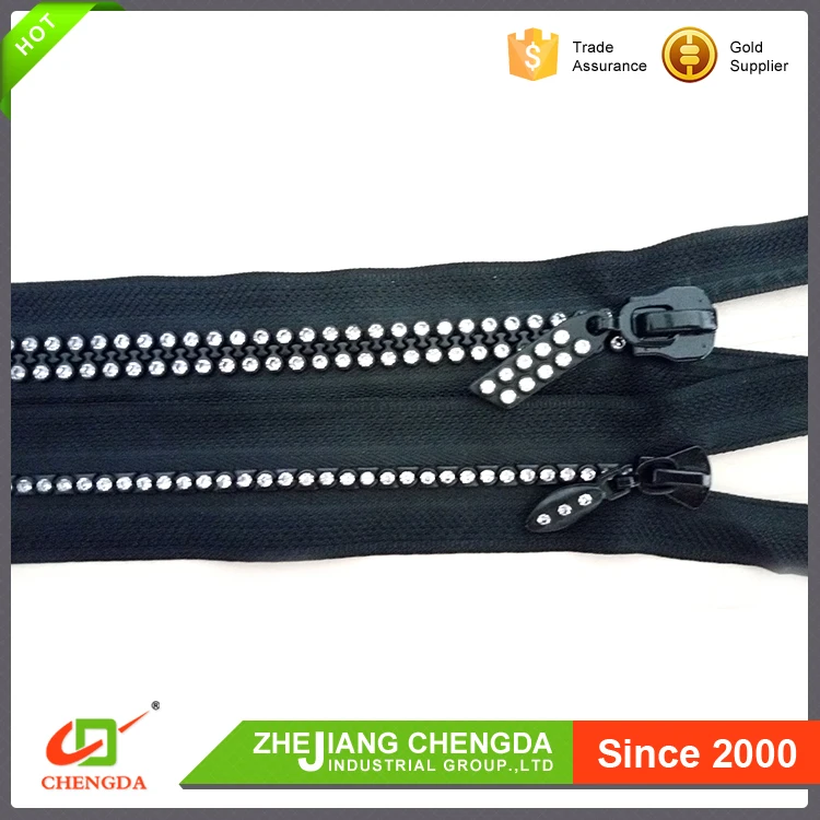 Garments Diamond Zipper,Shenzhen China Diamond Zipper,Rhinestone Zipper