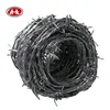 ISO BV SGS galvanized single or double strand common twisted barbed wire for sale