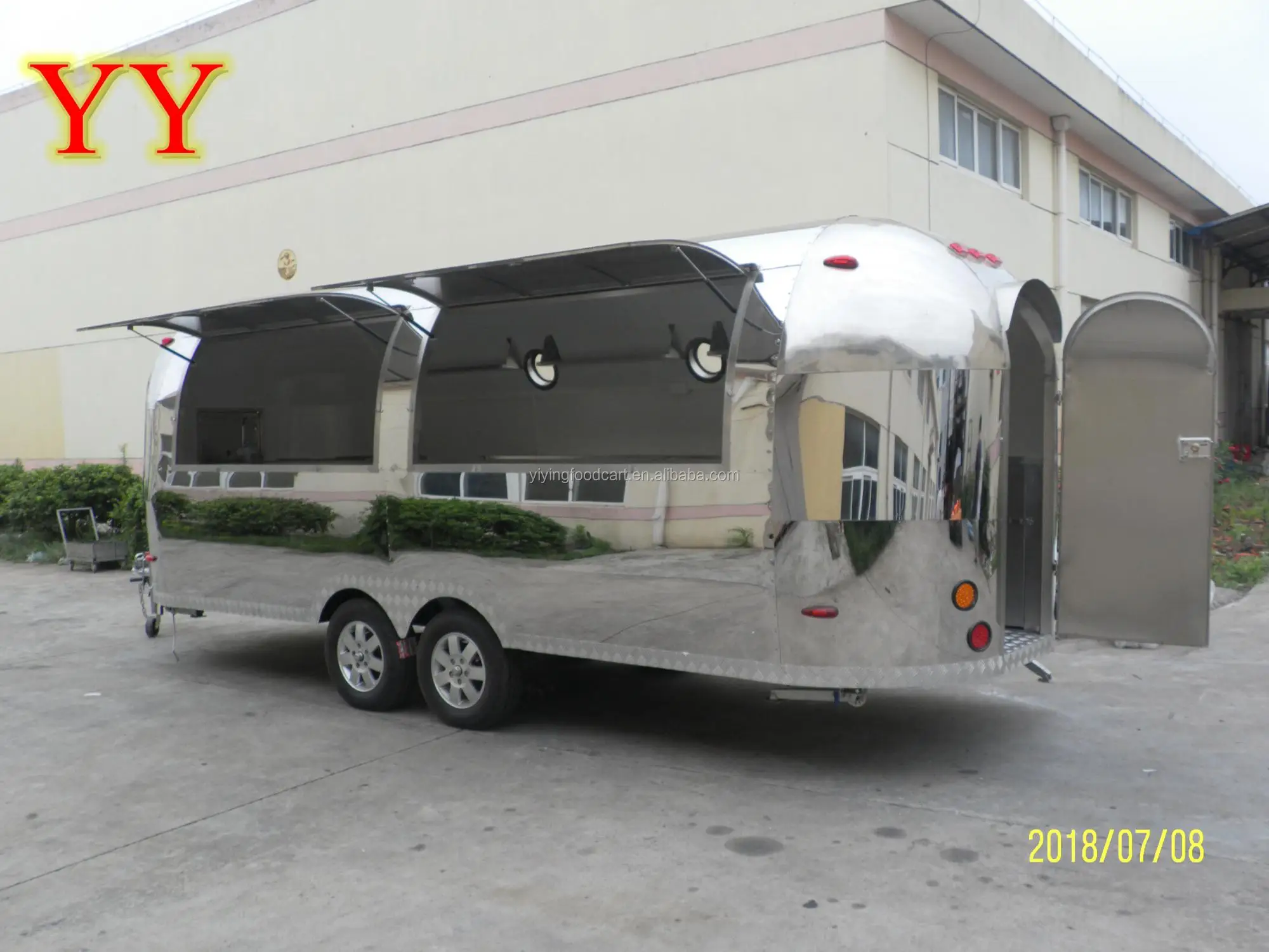 Yy Bt600 Shanghai Yiying Stainless Steel Food Truck Trailer