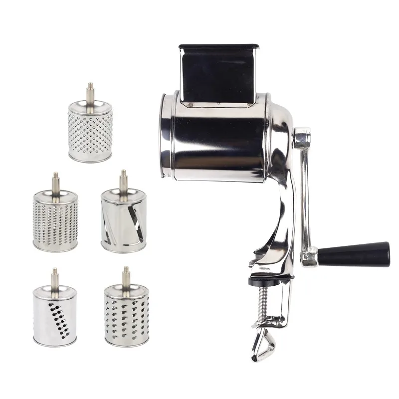 Multi Grater Cheese Grater Manual Food Grater With 5 Drum Blades - Buy ...