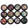Shiny Nail Art Glitters Sequins Red Pink Purple Nail Tip Dust Powder Manicure Nail Art Decorations