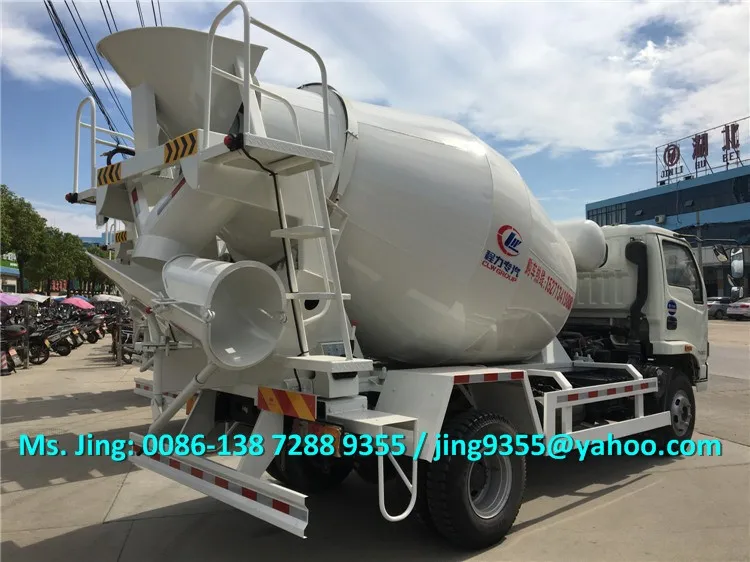 High Quality Yuejin 3m3 Mini Cement Mixer Truck,Self Loading Concrete
