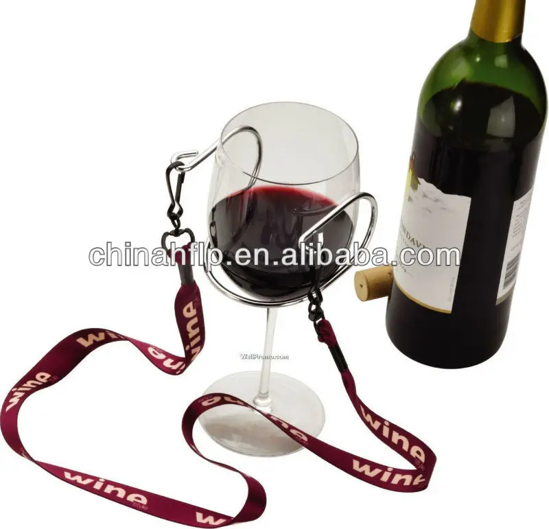 Beautiful Single Custom Lanyard With Wine Glass Holder Buy Lanyard