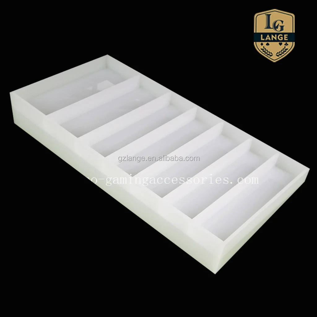 9/10/12/14/15 Rows Casino Custom Poker Chips Tray With Two Locks Buy