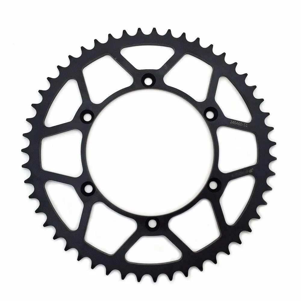 Steel Rear Motorcycle Sprocket High-quality Motor Chainwheel #520 51t - Buy Steel Rear